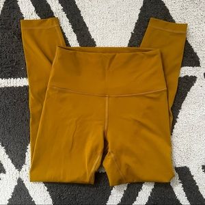 Lululemon Wunder Train High-rise 25’ Gold Spice